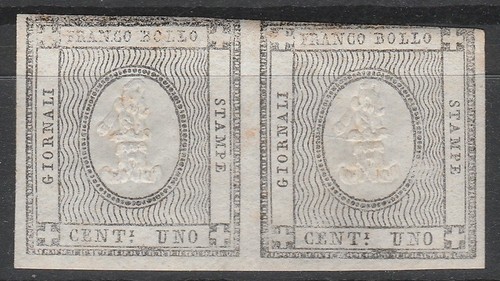 1861 sardegna coppia di 1 - 1861,
